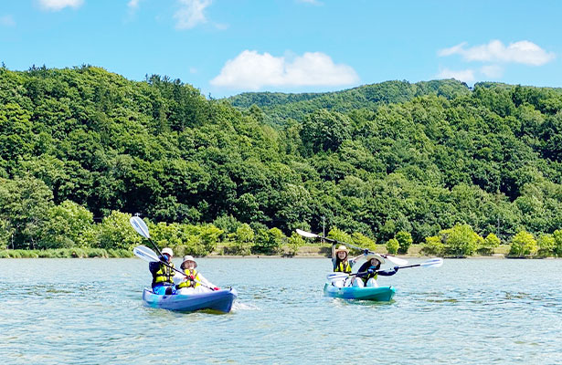 网走川溪流皮划艇体验